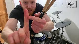 How To Get Started With Finger Control Technique - One Minute Drum Lesson 