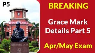 Anna University Apr/May End Semester Exam Gracemark Updates | Anna University Latest News