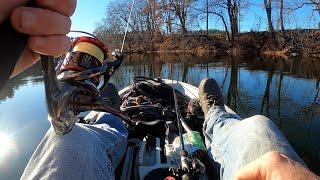 Cold Clear Pond Fishing in Late Fall