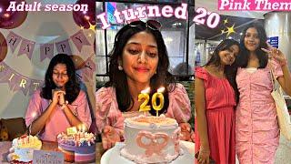 20th Birthday Vlog (Birthday Haul, Twin Birthday celebration with Friends)Pragati shreya