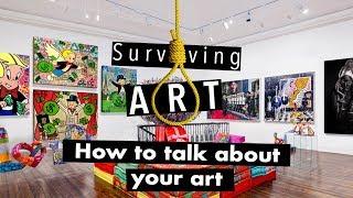 How to talk about your art