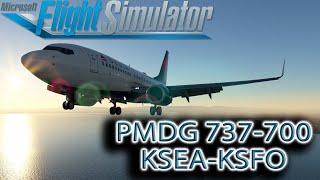 Microsoft Flight Simulator | PMDG 737 | KSEA-KSFO