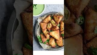 Appetizing bite size  samosa #shorts #india #indianrecipes