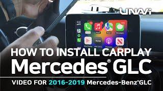 How to Install APPLE CARPLAY  in Mercedes-Benz GLC 2016, 2017, 2018, 2019