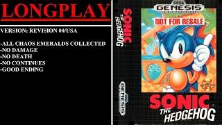 Sonic the Hedgehog [Rev 00/USA] (Sega Genesis) - (Longplay)