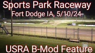 USRA B-Mod Feature, Sports Park Raceway, Ft Dodge IA, 5/10/24