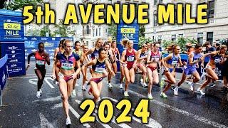 ‍️ 5th Avenue Mile Run 2024  Fifth Avenue New York City LIVE