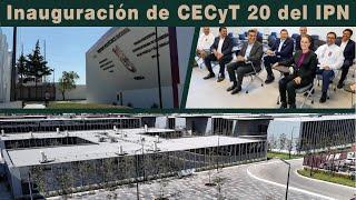 Inauguración de CECyT 20 del IPN en Puebla