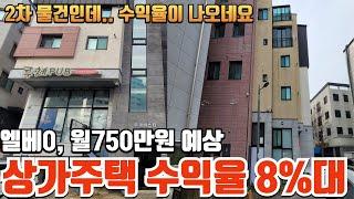 김포시 운양동 카페거리에 위치한 상가주택  2차 물건인데 수익율이 8%정도 나오는 건물 입니다 2023타경6722