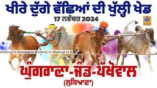 [Live] Ghungrana - Jand - Pakhowal | Ludhiana | ਖੀਰੇ ਦੁੱਗੇ ਵੱਛਿਆਂ ਦੀ ਖੁੱਲ੍ਹੀ ਖੇਡ | 17 Nov 2024