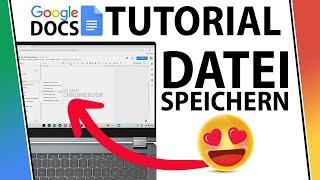 Google Docs: Datei speichern & per E-Mail versenden | Schnell & Einfach erklärt | Tutorial 2022