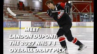 MEET LANDON DUPONT: THE 2027 NHL #1 OVERALL DRAFT PICK #nhldraft #nhl24 #nhlteam #prospect #sphere