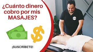 ¿Cuánto DINERO  cobrar por un masaje?