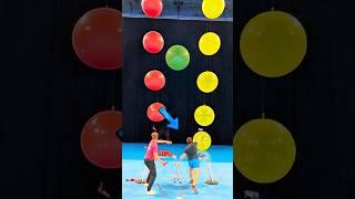 Balloon brusting challenge #shorts