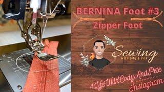 Bernina Zipper Foot #4 and #4D