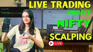 Live Nifty Intraday Trading || Option Buying Scalping || 28000+ Profit Nifty