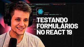 Formulários no React 19 com Server Actions (com validação)