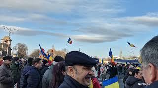 100.000 de protestatarii în Piața Victoriei Bucuresti | Protest pro-democratie 24.01.2025