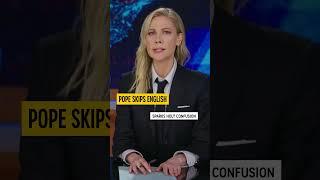 Pope's Speech Backlash | The Daily Show | Comedy Central Africa #comedy #shorts