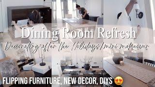 DECORATE WITH ME | NEW 2024 DECOR IDEAS  | DINING ROOM REFRESH