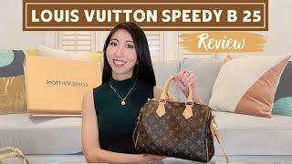 LOUIS VUITTON SPEEDY 25 BANDOULIÈRE | Review, Pros & Cons, What Fits, Wear & Tear, History, Specs