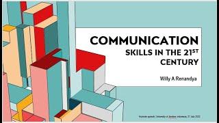 Communication Skills in the 21st Century