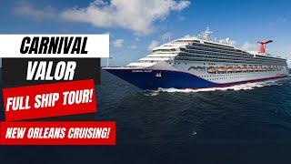 Carnival Valor Full Tour 2024 | New Orleans Cruises