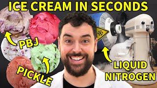 Making 11 Liquid Nitrogen Ice Cream Flavors (That Shouldn't Exist)