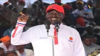 Raila's final campaign address at the Nairobi Uhuru Park Rally