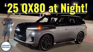 You Won't BELIEVE 2025 Infiniti QX80's Wild Lighting at Night!