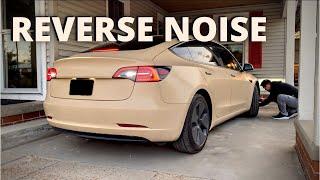 How To Disable The Reverse Noise On Your Tesla