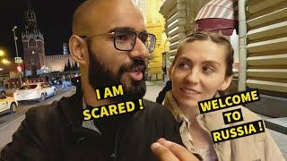 MY FIRST DAY IN MOSCOW RUSSIA   ( i am scared ) | Russia series EP - 01