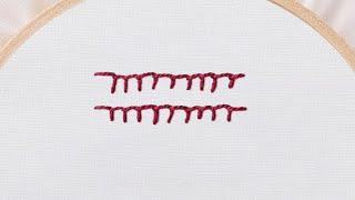 Embroidery 101: How to Embroider a Button Hole Stitch