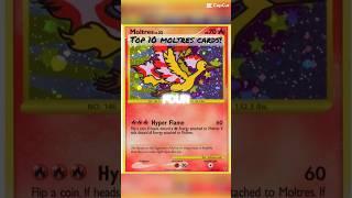 TOP 10 Pokémon Moltres Cards! #shorts #top10 #moltres