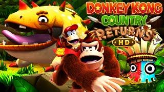 Donkey Kong Country Returns HD - World 1: Jungle - No Damage 100% Walkthrough