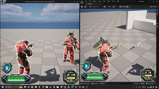 Multiplayer game dev log - player ui and gun type