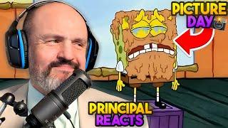 High School Principal Reacts - SpongeBob SquarePants S5E25 - "Picture Day" Reaction Video