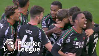 Leandro Trossard slots home Arsenal's go-ahead goal v. Aston Villa | Premier League | NBC Sports