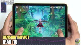 iPad 10 test game Genshin Impact Max Graphics | Highest 60FPS