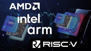 What are the differences ARM, x86 or RISC-V?