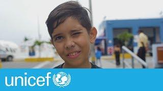 From Venezuela to his mother’s arms I UNICEF