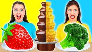 CHOCOLATE FONDUE CHALLENGE!