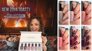 NEW Zoya Toasty Collection Review| Review with live swatches & comparisons