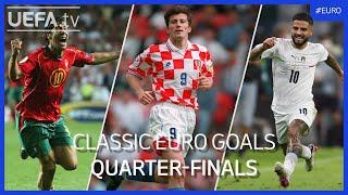 Classic EURO Goals  | Quarter-Finals | Rui Costa, Šuker, Insigne...