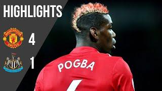 Manchester United 4-1 Newcastle | Premier League Highlights (17/18) | Manchester United