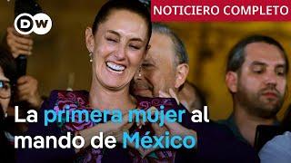  DW Noticias 3 junio: México tendrá la primera presidenta de América del Norte [Noticiero completo]