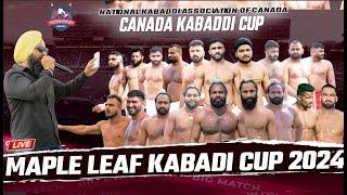 LIVE | Kabaddi cup 2024 | Can sikh culture Centre and Maple Leaf kabaddi cup 2024 |