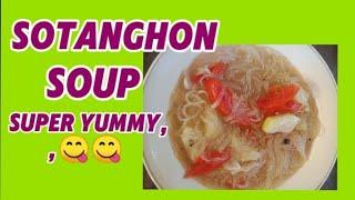 QUICK AND EASY RECIPE, SOTANGHON SOUP WITHOUT MEAT #cooking