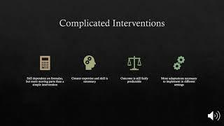 Review simple complex Interventions