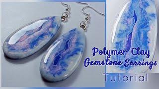 How to Make polymer Clay Gemstone Earrings l LoviCraft